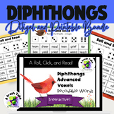Diphthong (+ Long U) Words/Sentences Roll & Read - Digital
