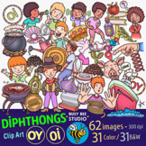 Diphthongs OI-OY Clipart