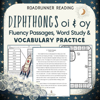Preview of Diphthongs OI and OY Fluency Passages Word Study & Vocabulary Activities