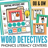 Diphthongs OU and OW Science of Reading Literacy Centers -