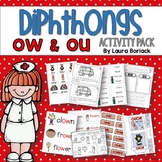 Diphthongs OW and OU Activity Pack