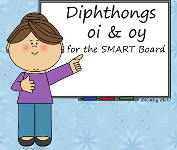 Preview of Diphthongs Oi & Oy for the SMART Board