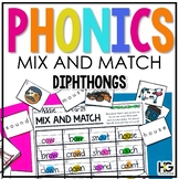 Diphthongs Phonics Games and Reading Fluency Centers | Dec