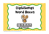 Diphthongs Word Boxes - Phonics Literacy Center