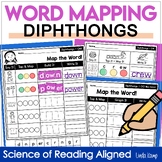 Diphthongs Word Mapping Worksheets - Science of Reading Aligned