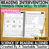 Diphthongs - Words with Diphthongs - Worksheets for Readin