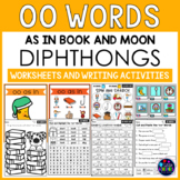 Diphthongs Worksheets and Center Activities: Short and Lon