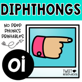 OI Diphthongs Phonics Word Work Printables