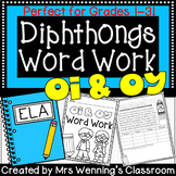 Vowel Teams oi and oy Word Work Packets! Diphthongs oi and