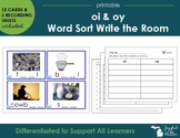 Diphthongs oi & oy Word Sort Write the Room