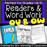Vowel Teams ou & ow Book and Word Work! Diphthongs ou and 