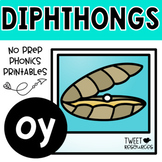 OY Diphthongs Phonics Word Work Printables
