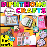 Diphthongs phonics craft projects au aw ew oi oo oo ou ow oy