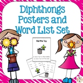 Diphtongs Phonics Posters and Word Lists