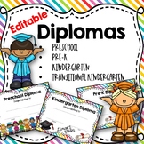 Editable Diploma {END OF YEAR}