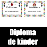 Diploma de kinder