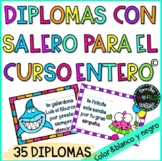 Diplomas Originales y Divertidos español certificados fin 
