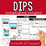 Dips - Simplified Visual Recipes for Speech Therapy Specia