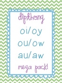 Dipthong Mega Pack oi/oy ou/ow & au/aw