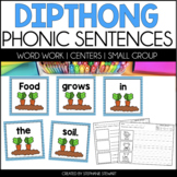 Dipthong Phonic Sentences - Phonics Centers - Phonics Worksheets