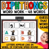 Games and Word Work for Vowel Diphthongs: AU, AW, EW, OI, 