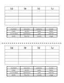 Diptongos Sort- iu, io, ie, ia (2 per page)