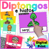 Diptongos e hiatos Task Cards - Digital & Print
