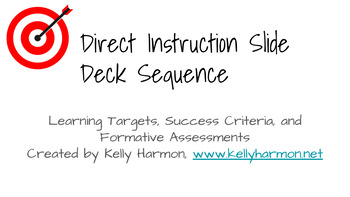 Preview of Direct Instruction Framework-Google Slides You can Use!