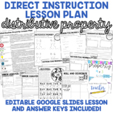 Direct Instruction Lesson {Distributive Property}