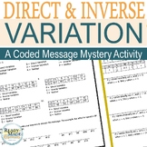 Direct & Inverse Variation Self-Checking Coded Message Mys