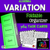 Variation Direct, Joint, and Inverse Foldable plus Applications