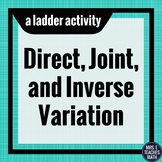 Direct, Joint, and Inverse Variation Ladder Activity