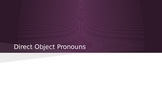 Direct Object Pronoun Partner Responding Roles