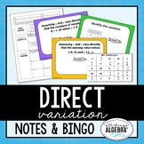 Direct Variation | Bingo Game