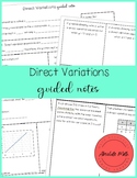 Direct Variations Guided Notes