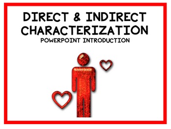Preview of Direct and Indirect Characterization PowerPoint Introduction