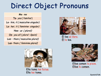Direct and Indirect Object Pronouns lessons, worksheets, speaking cards ...