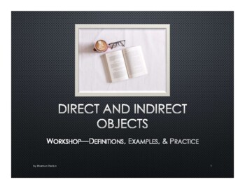 Preview of Direct and Indirect Objects Lesson