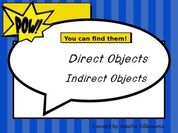 Preview of Direct and Indirect Objects Made Easy!