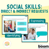 Direct and Indirect Requests Boom Cards™ for Speech Therapy