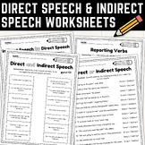 Direct and Indirect Speech Worksheets | Reported Speech | 