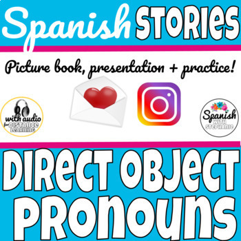 Preview of Direct object pronouns in Spanish | Objetos directos | Spanish reading & grammar