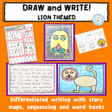 Directed Draw and Differentiated Writing Activity LIONS