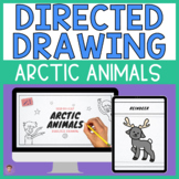 Directed Drawing | 12 Arctic Animals | Winter | DIGITAL Version