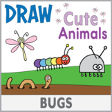 Directed Drawing - 15 Cute Animals - Bugs Theme