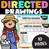 Directed Drawing Activities Farm Animals  Kindergarten 1st