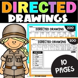 Directed Drawing Activities Zoo Animals - Kindergarten 1st