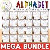 Directed Drawing Alphabet Mega Bundle 500+ pages