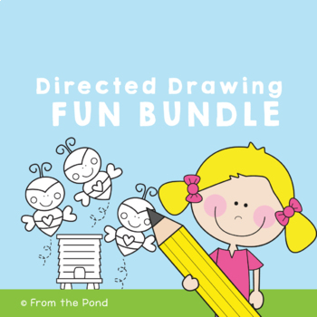 Preview of Directed Drawing Art Project Fun Bundle