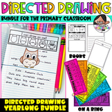 Directed Drawing Activities Bundle | English & Spanish